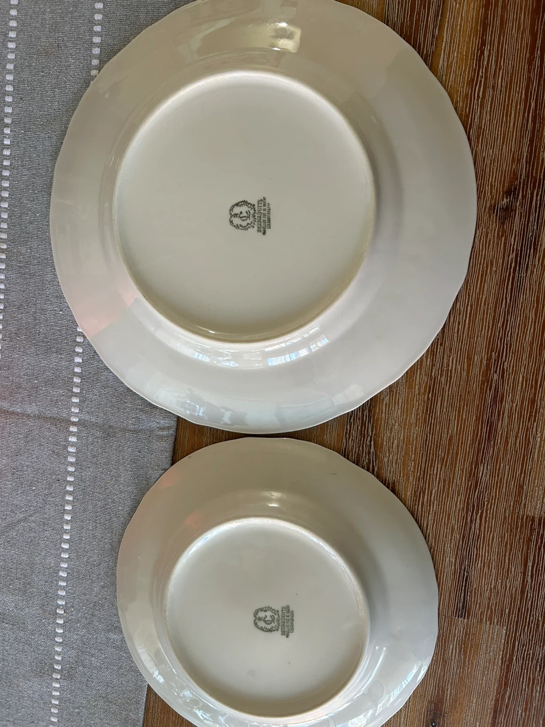 Set of 12 Vintage Royal Holland Pewter Plates - photo 4