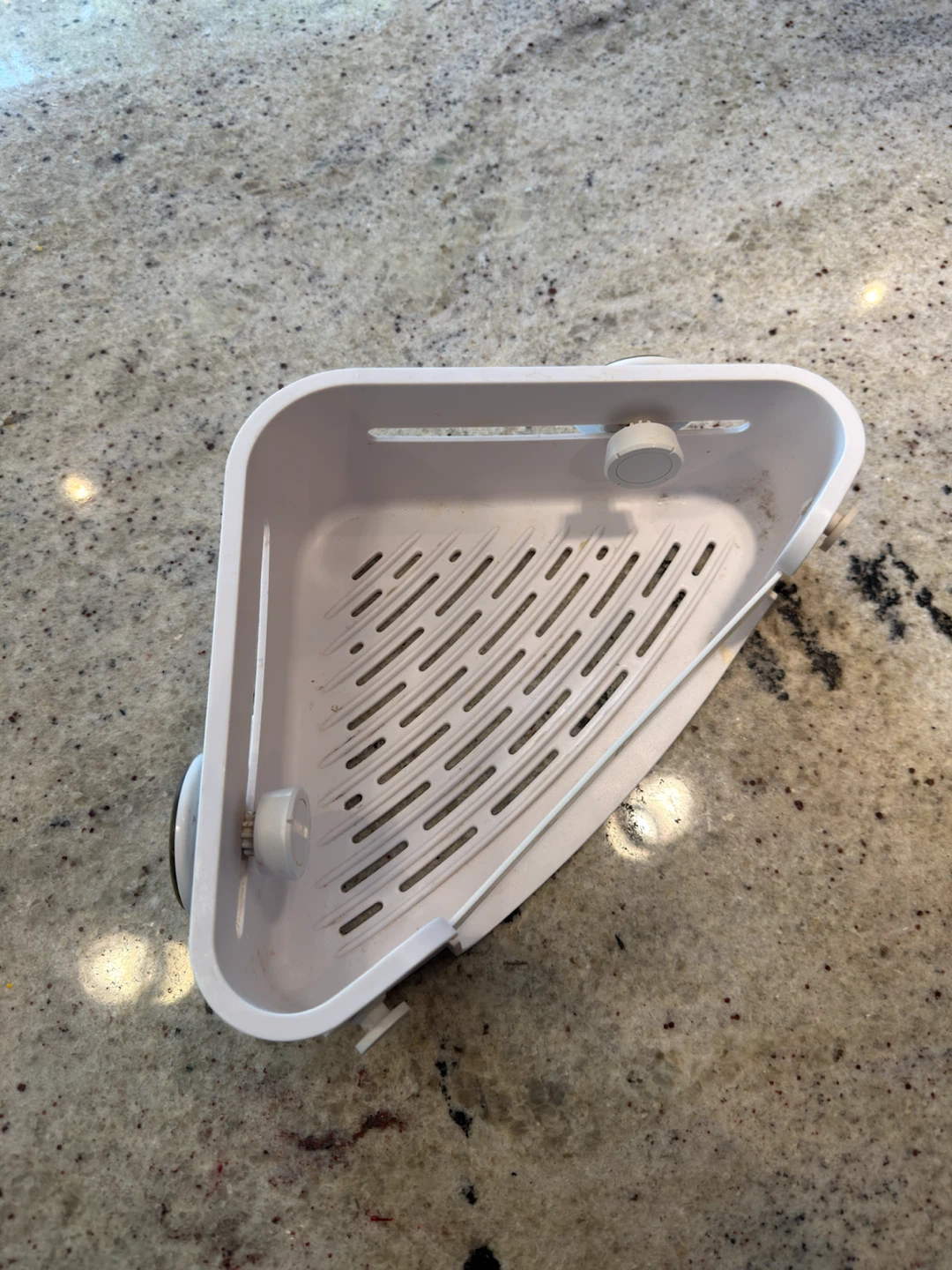 White Corner Shower Caddy