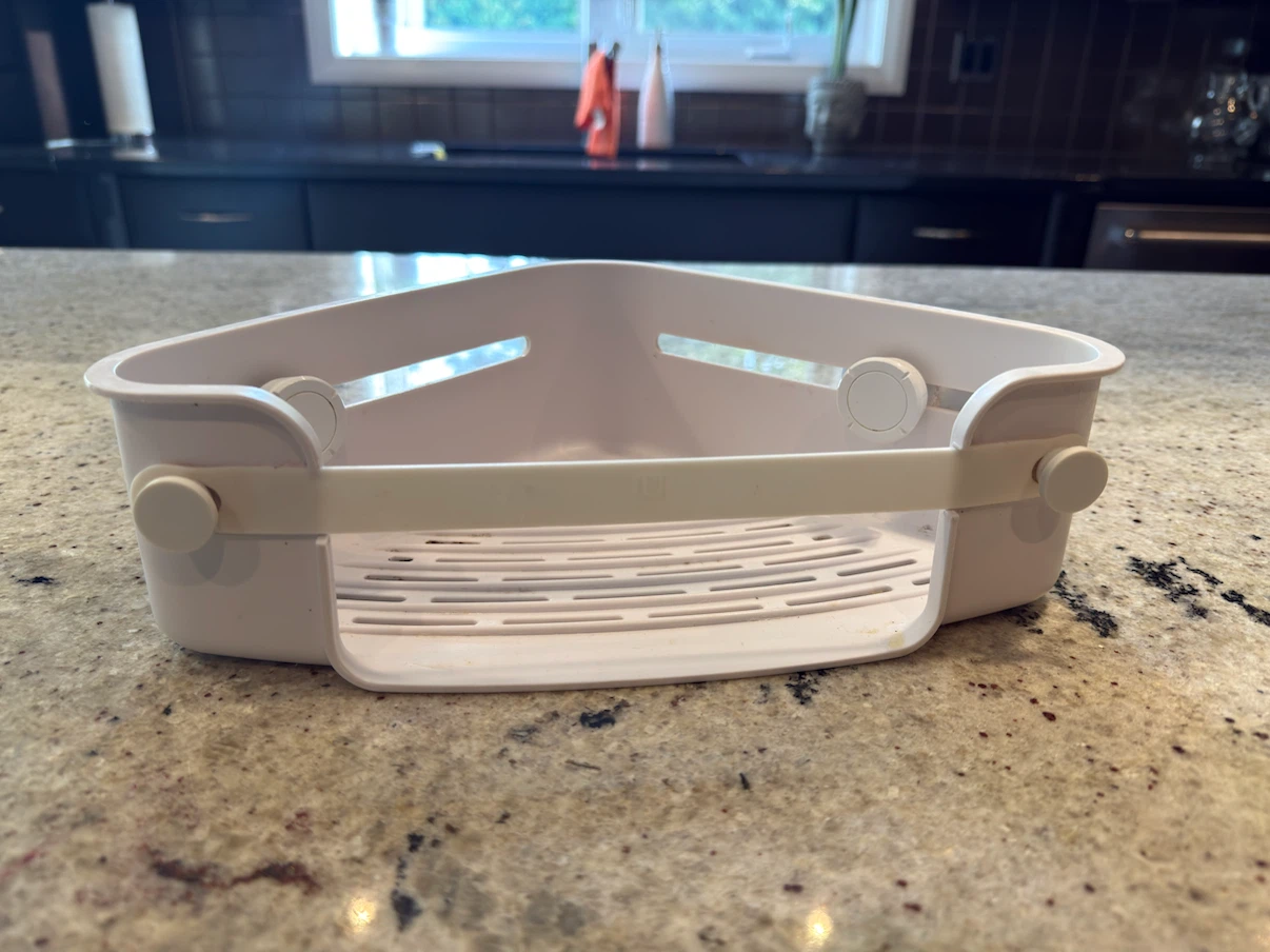 White Corner Shower Caddy - photo 4