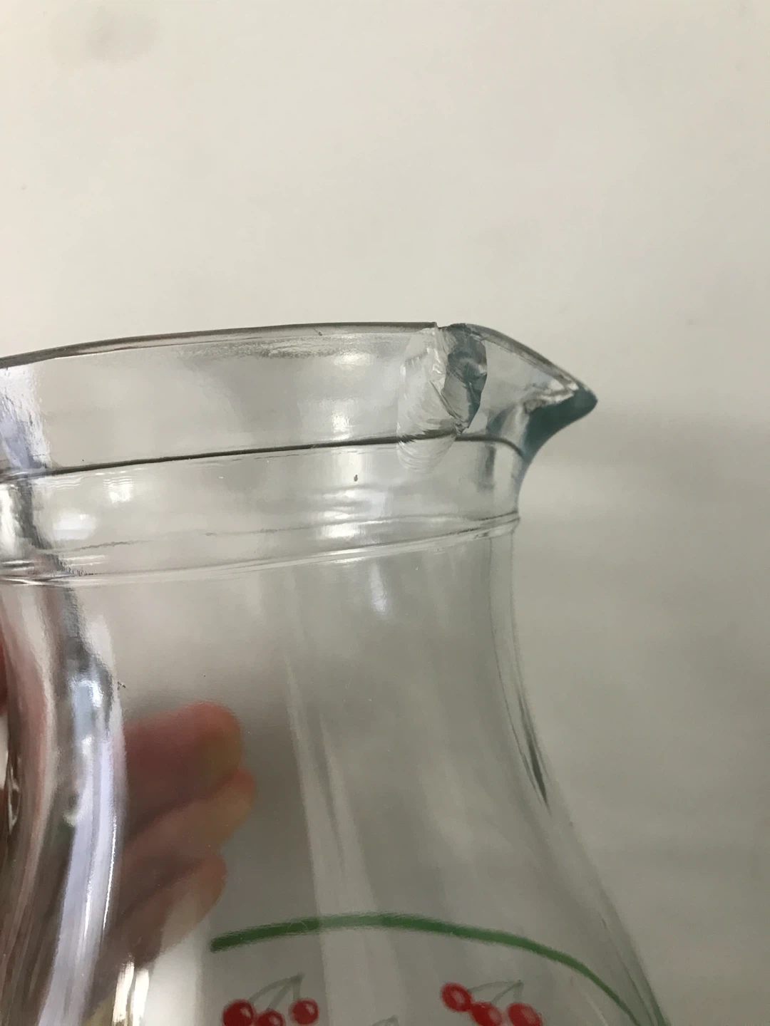 Vintage Cherry Pitcher and Glasses Set - photo 5