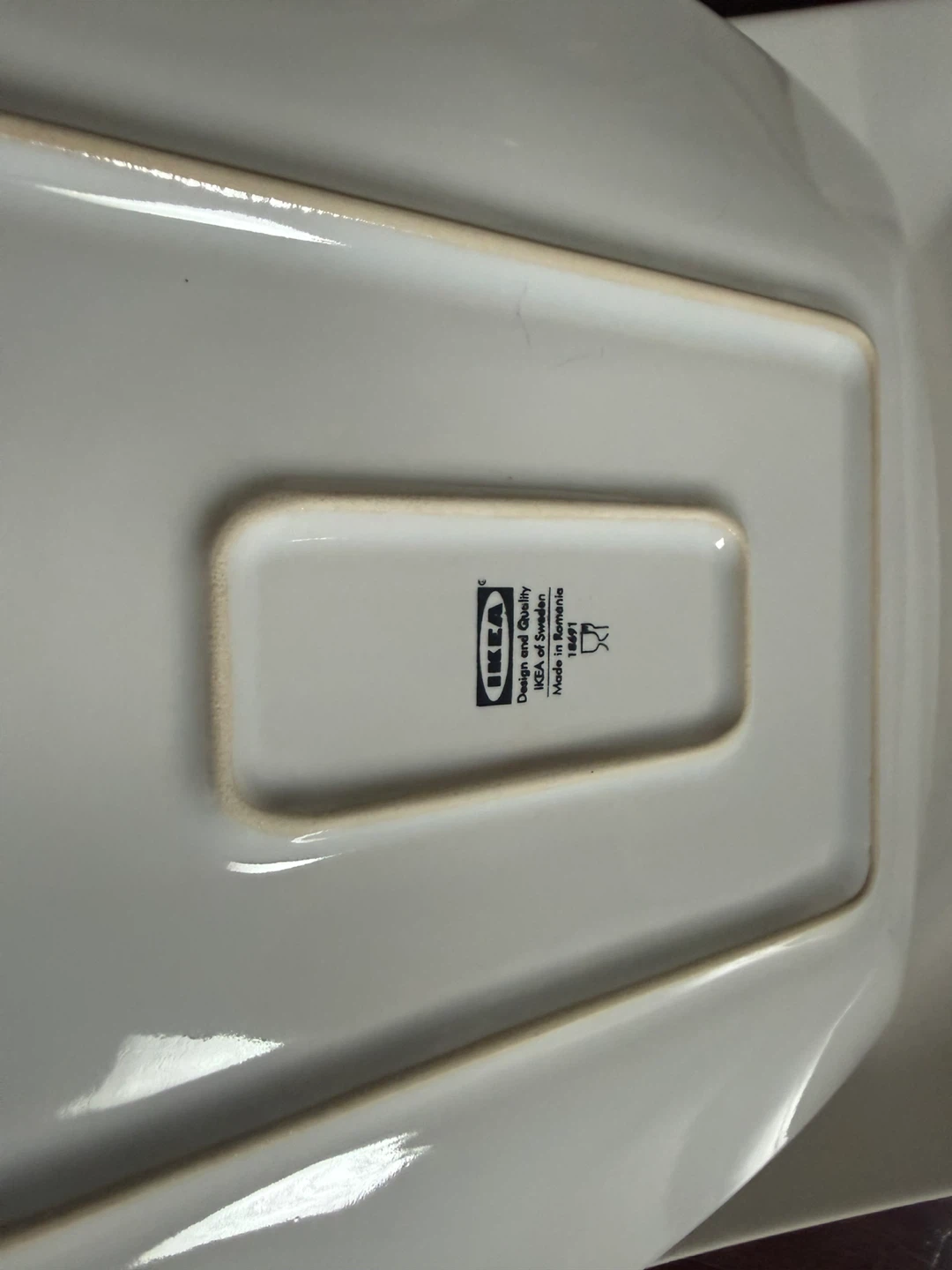 IKEA plates with Butter Dish - photo 2