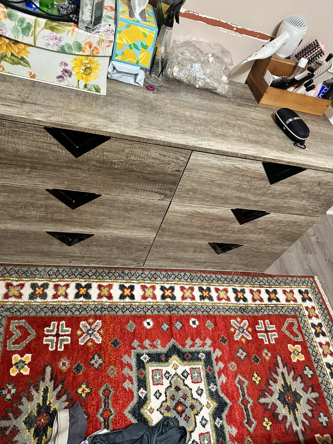 Wood Dresser with 6 Drawers - photo 3