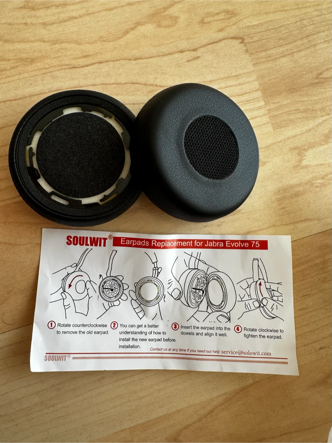 SOULWIT Replacement Earpads for Jabra Evolve 75 - photo 4