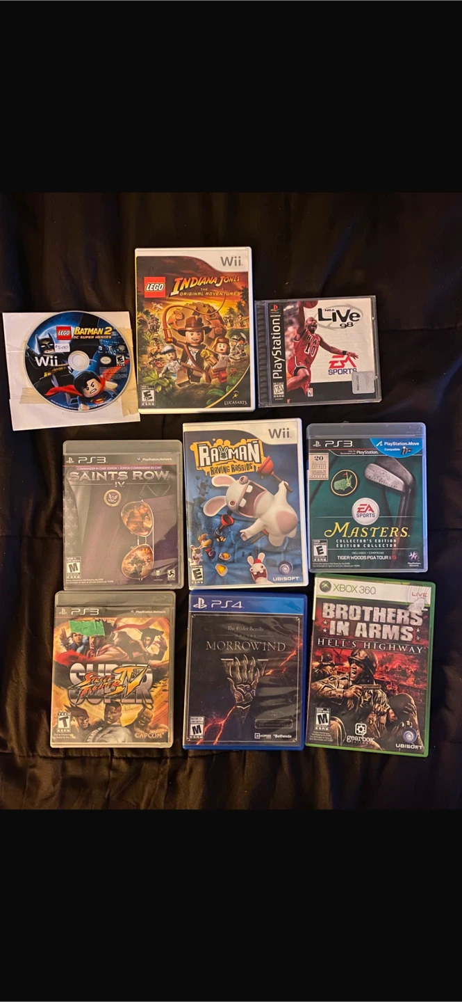 Assorted Video Games for Wii, PS3, PS4, Xbox 360