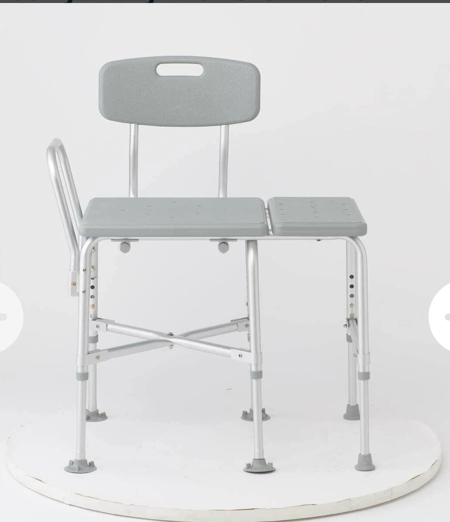New Medline Bariatric Heavy-Duty Transfer Bench wit...