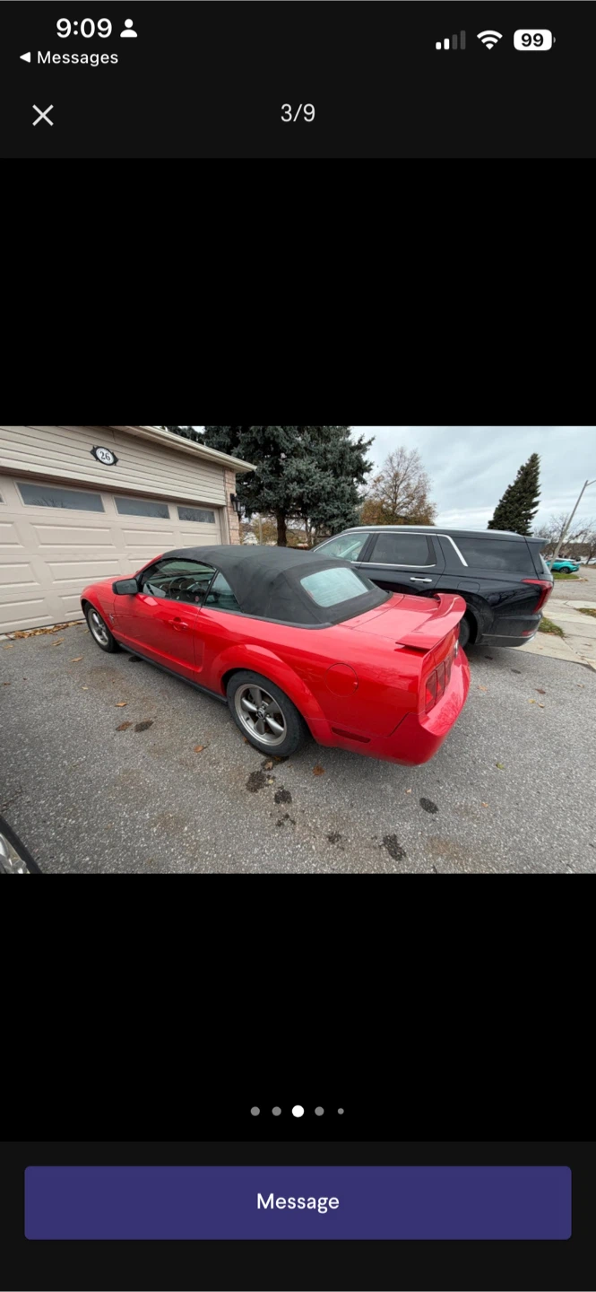 Red Convertible Ford Mustang - photo 3