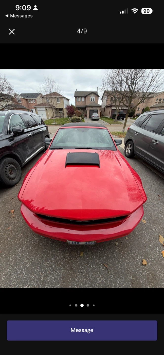 Red Convertible Ford Mustang - photo 4