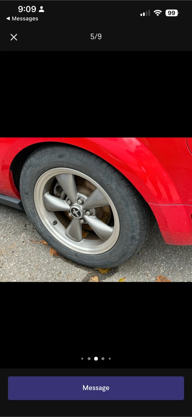 Red Convertible Ford Mustang - photo 5