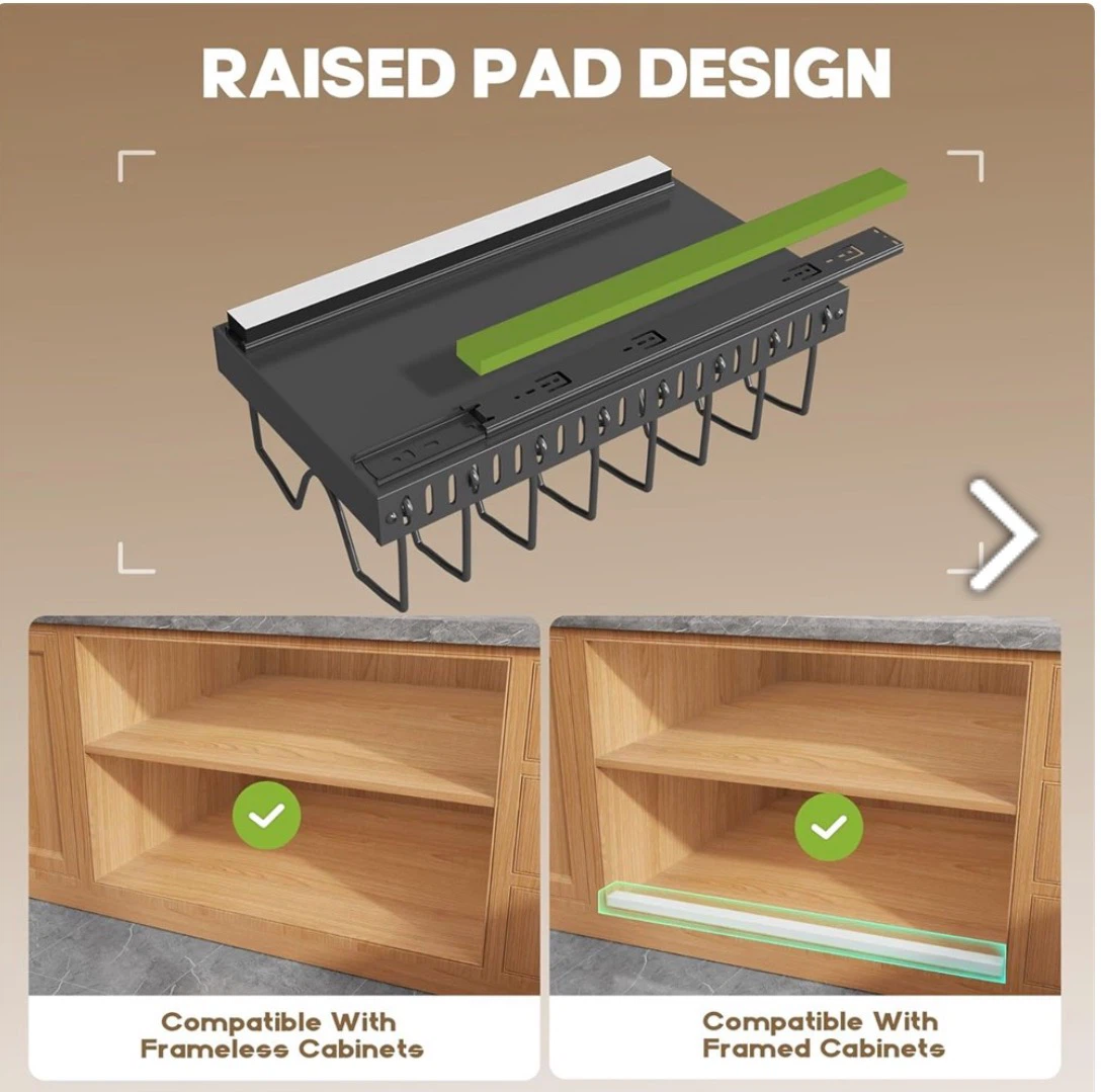 Sliding Pot Lid and Pan Organizer Rack - photo 4