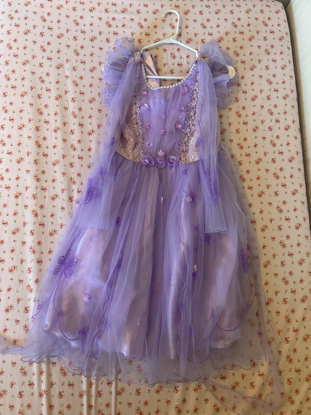 Purple Flower Girl Dress - photo 2