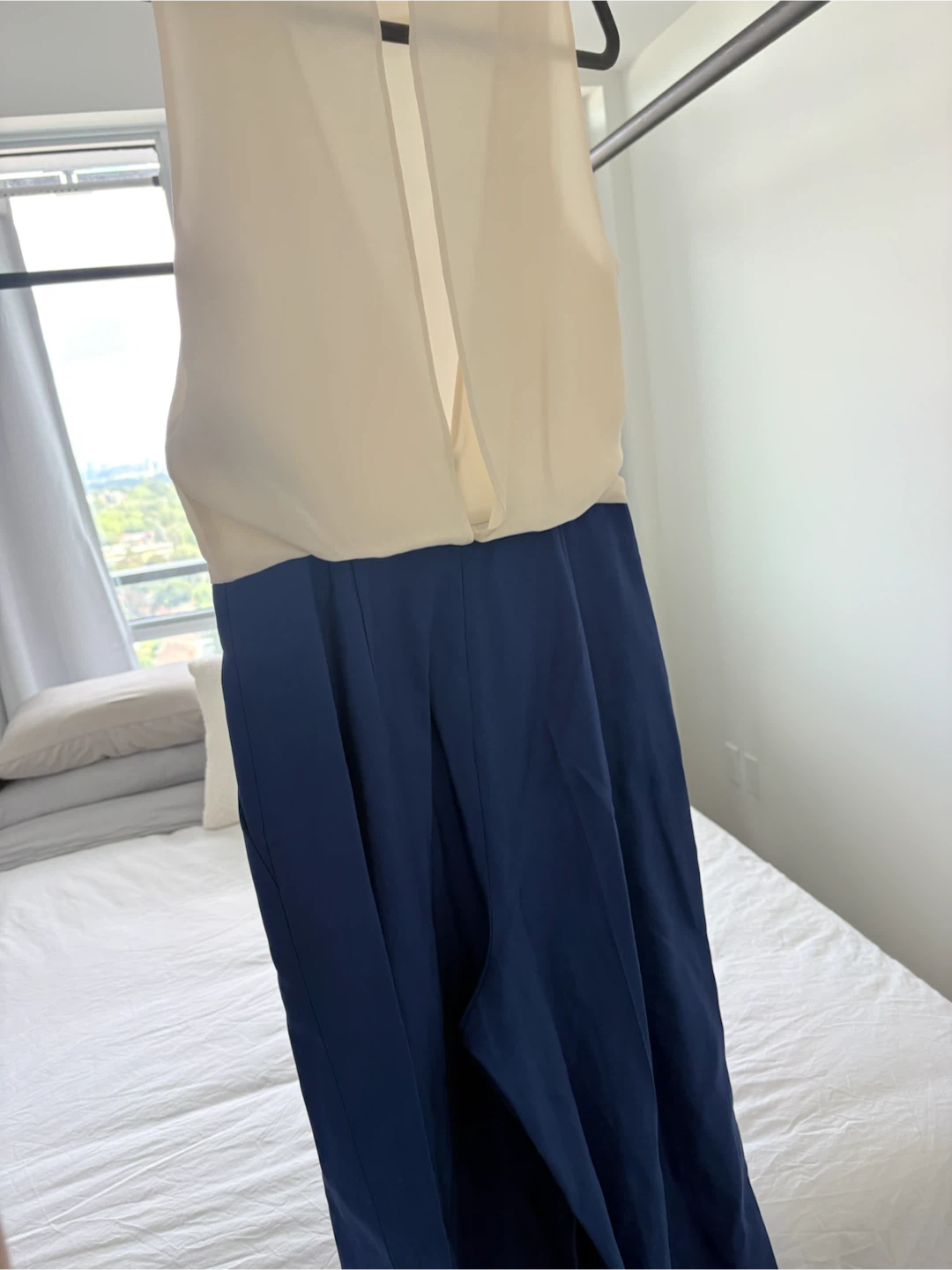 Pianoforte Jumpsuit - Cream/Navy - photo 3
