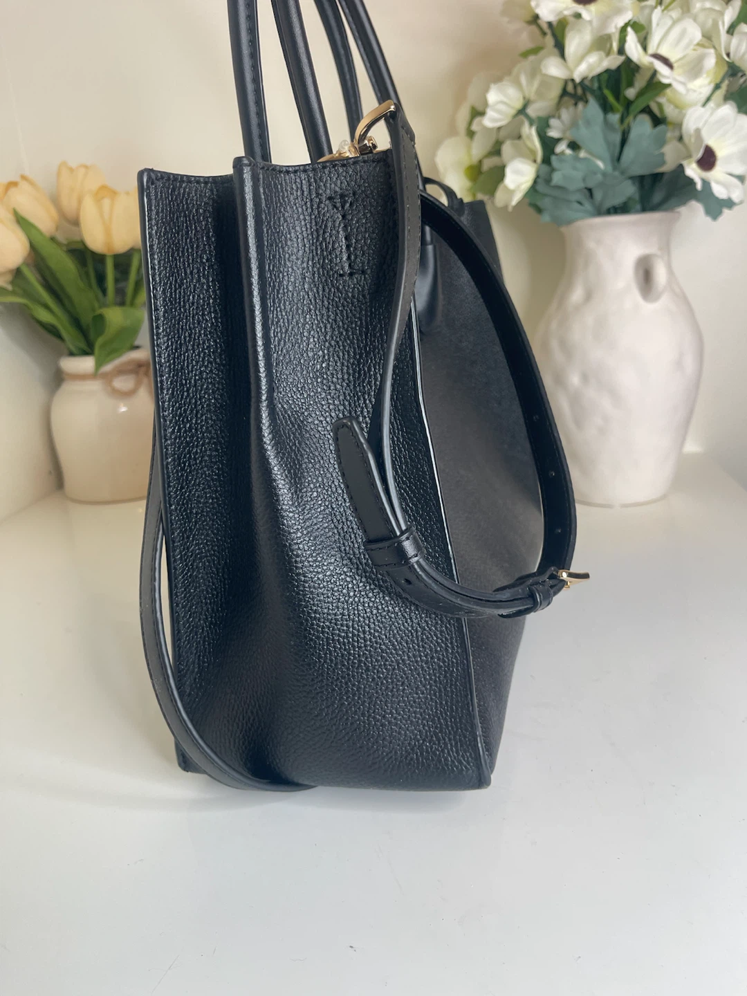 Michael Kors Black Leather Tote Handbag - photo 2