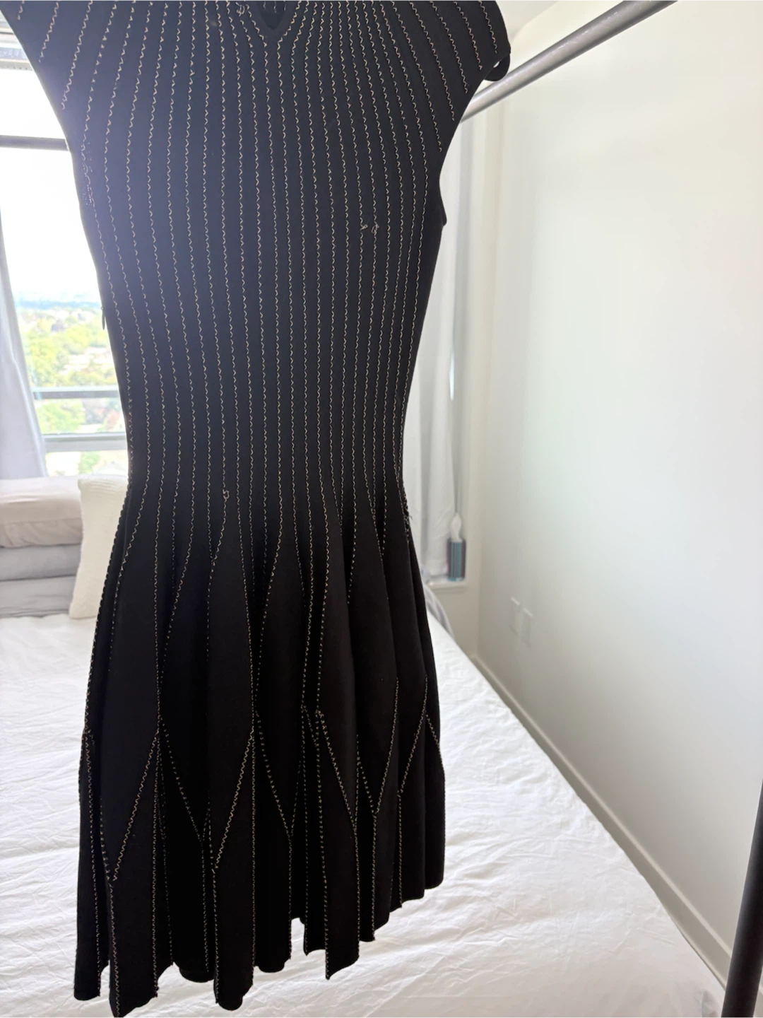 Alexander McQueen Black Knit Dress Size S - photo 2