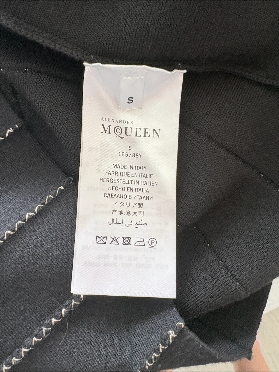 Alexander McQueen Black Knit Dress Size S - photo 4