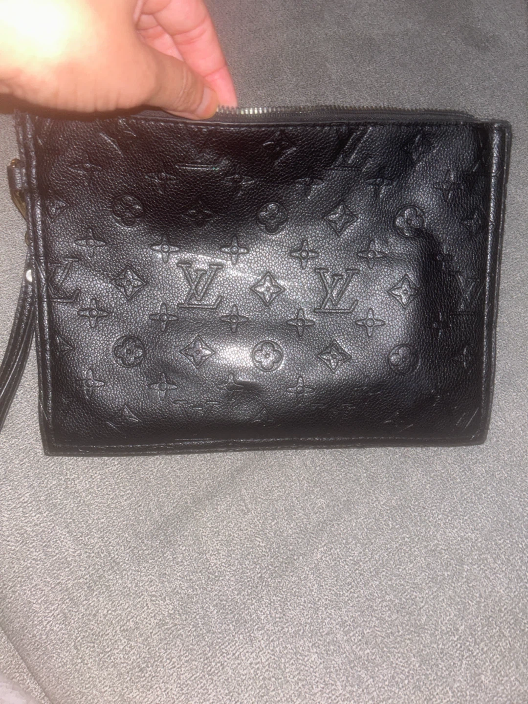 Louis Vuitton Black Monogram Pouch
