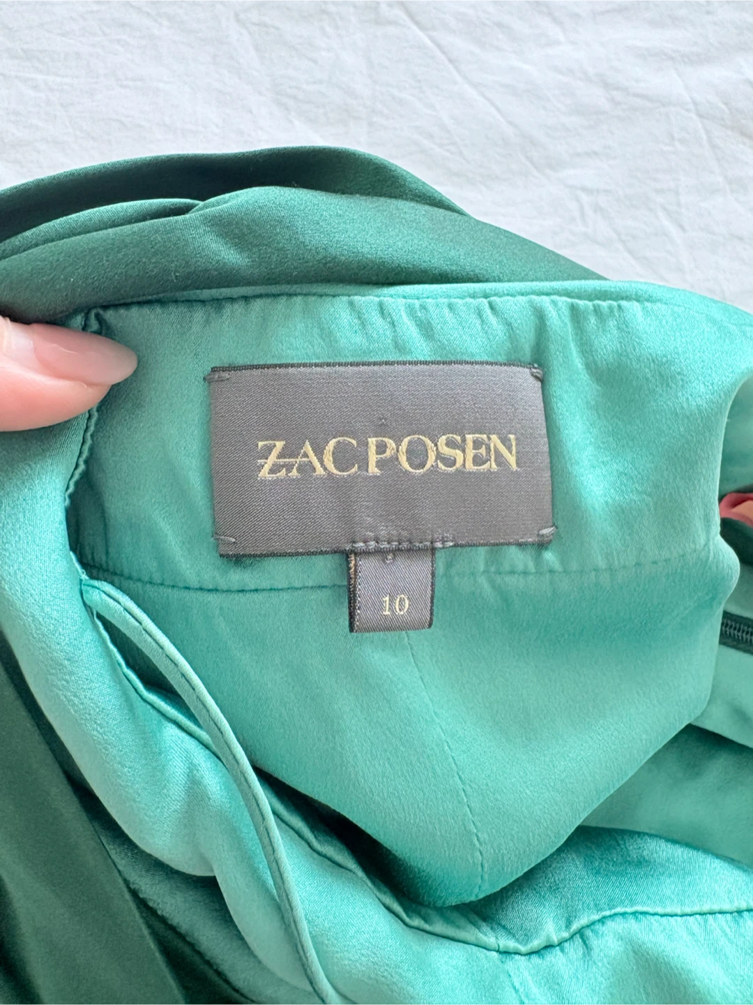 Zac Posen Green Dress Size 10 - photo 3