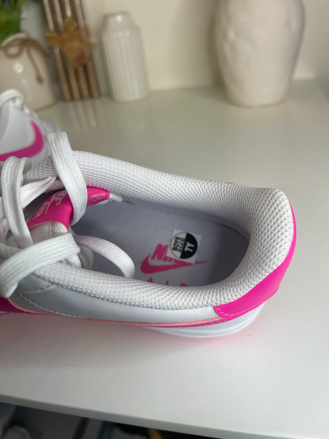 Nike Air Force 1 Sneakers - White/Pink - photo 5