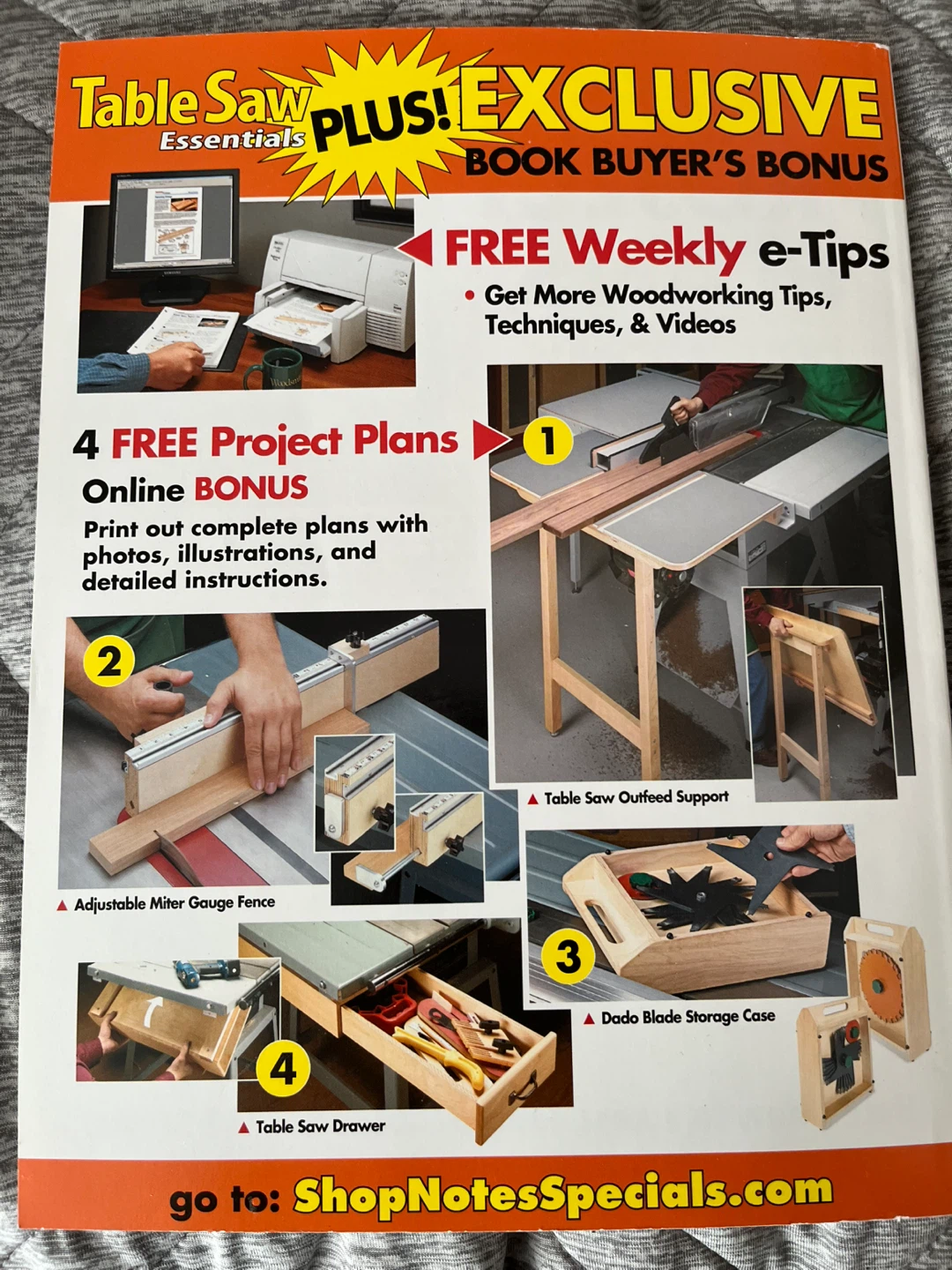 Table Saw Essentials & The New Yankee Workshop Books - photo 2