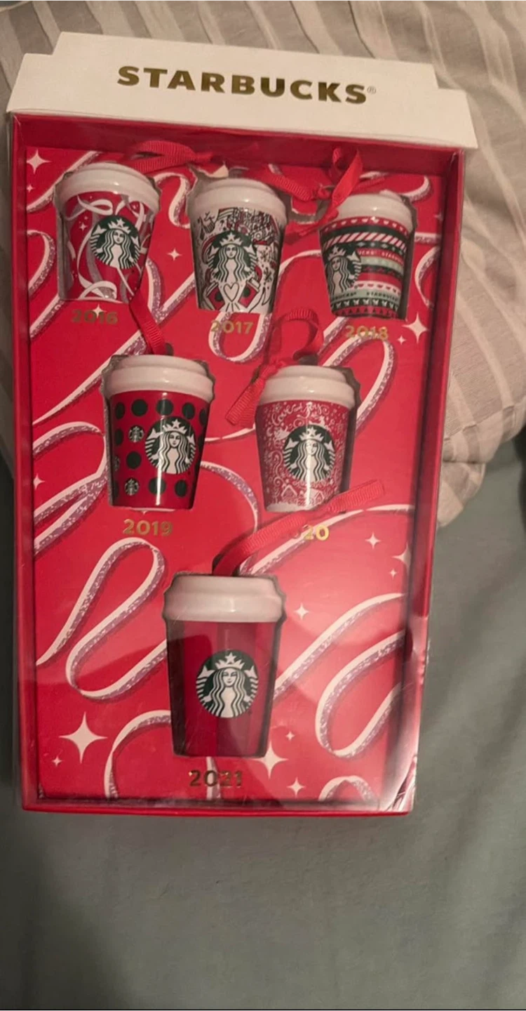 Starbucks ornament box set price is firm