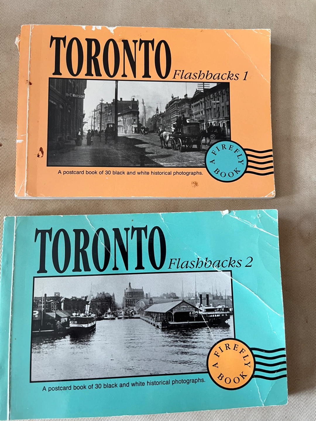 Toronto Flashbacks 1 & 2 Postcard Books