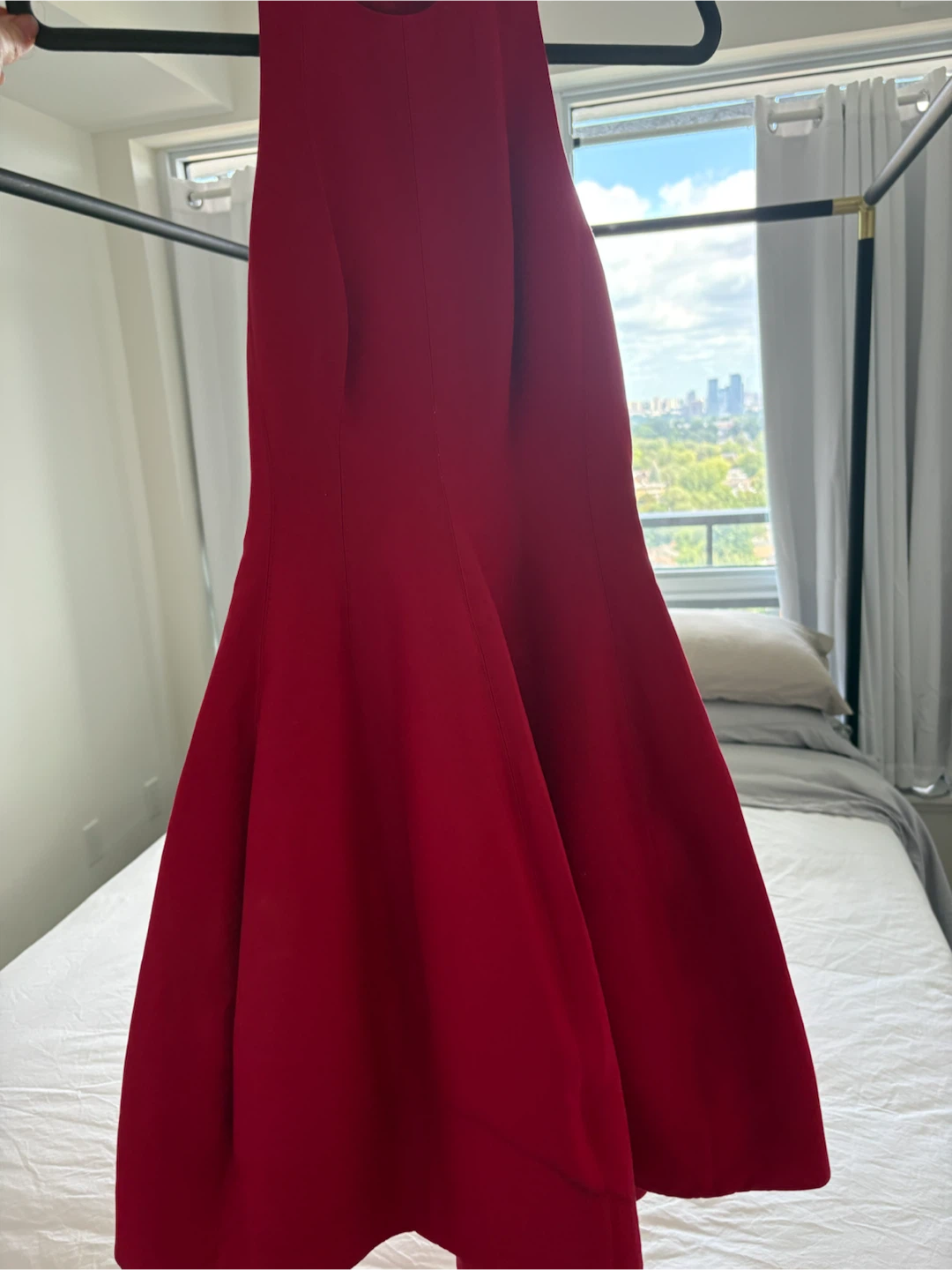 Halston Heritage Red Dress Size 2