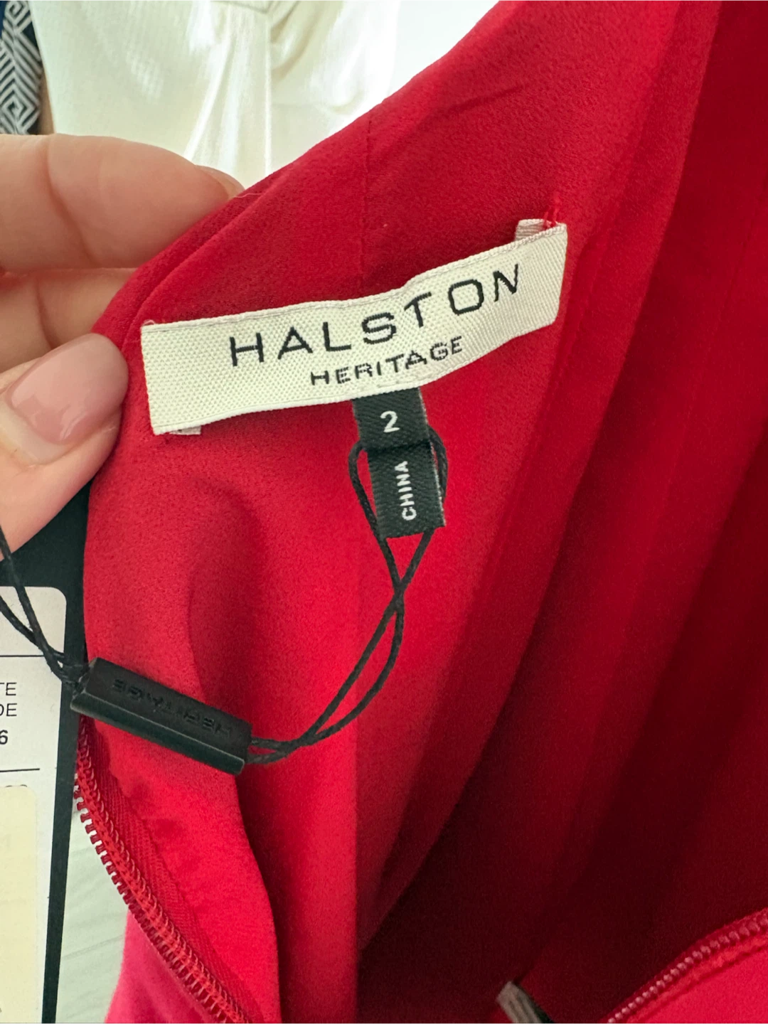 Halston Heritage Red Dress Size 2 - photo 3