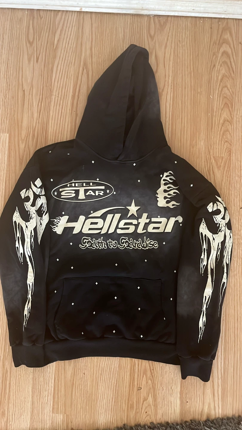 Hellstar Hoodie Black Size M