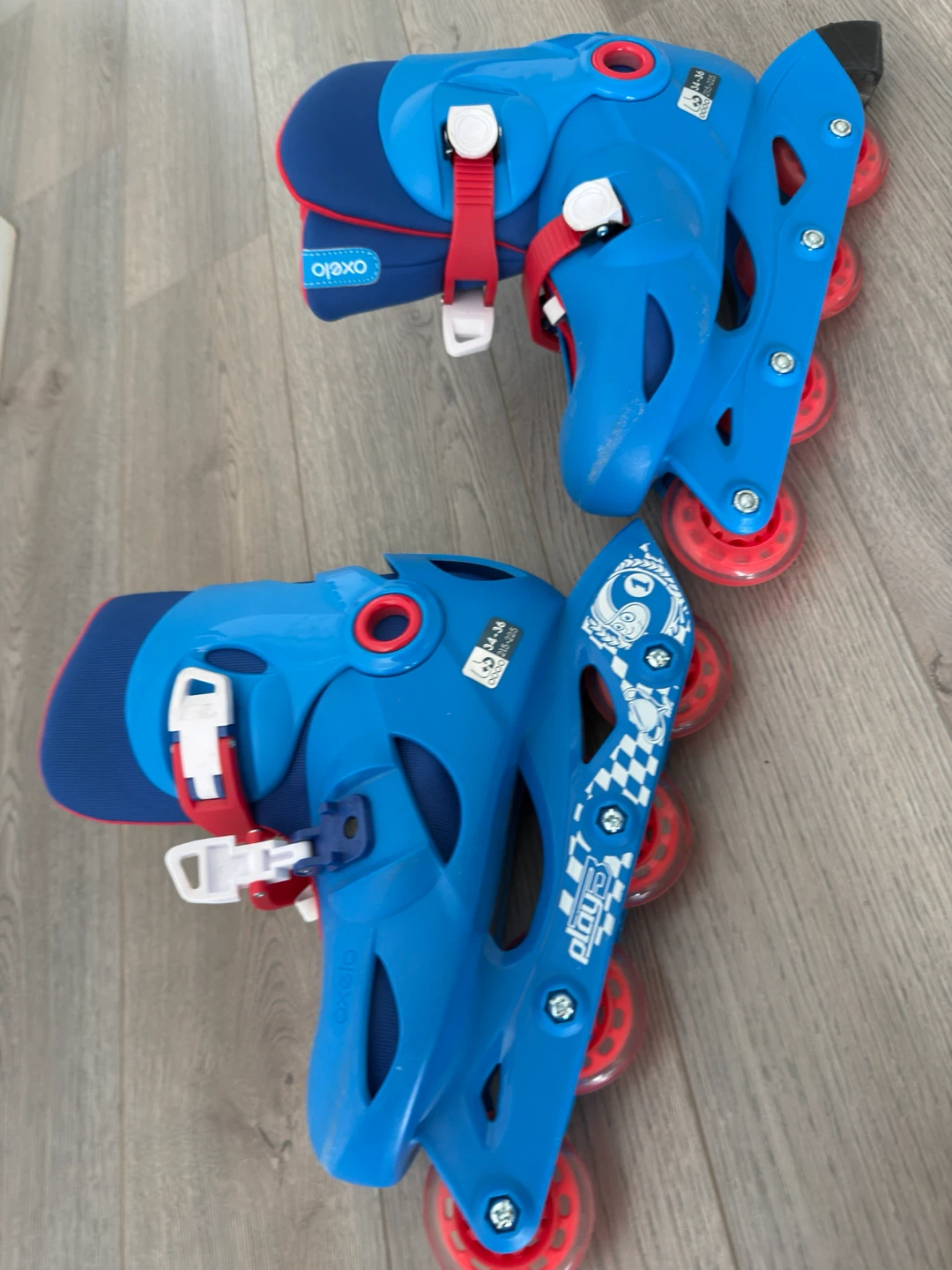 Oxelo Blue Inline Skates - photo 2