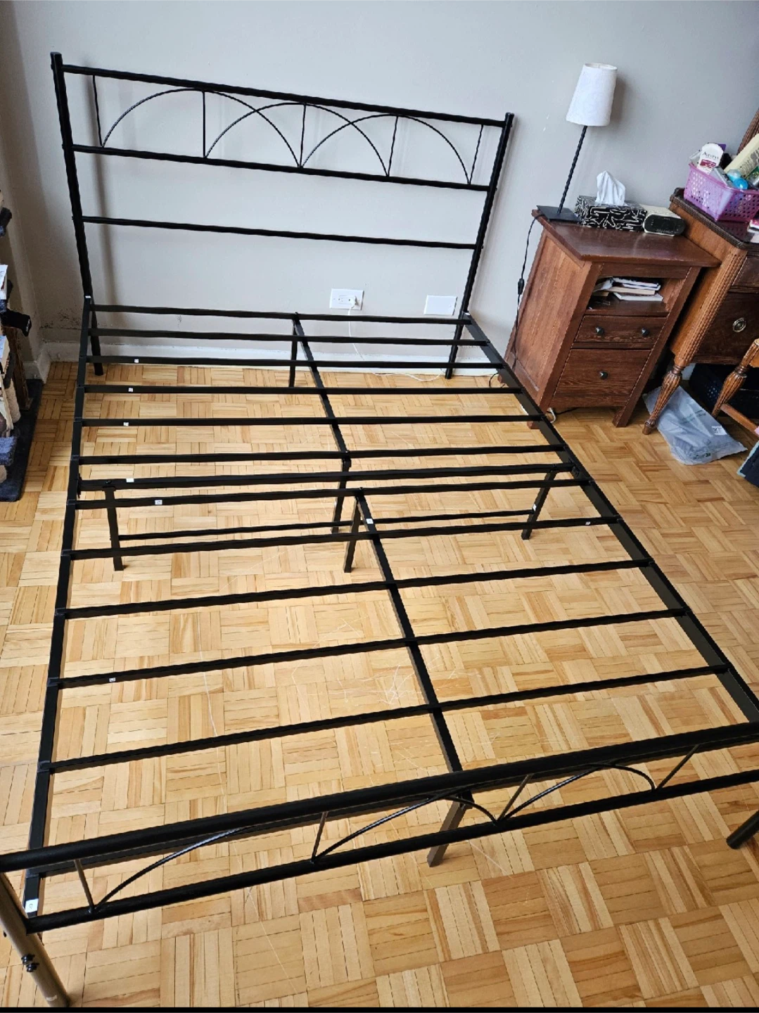 Black Metal Bed Frame Double/Full