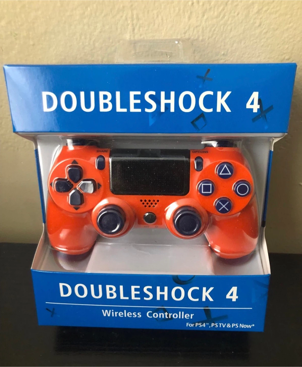 Orange DoubleShock 4 Wireless Controller