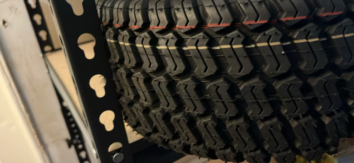 Lawn Mower Tire with Yellow Rim - photo 2