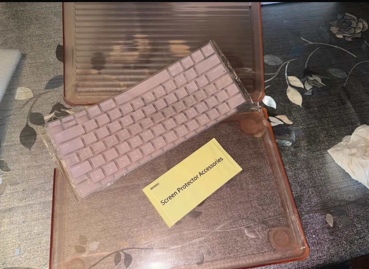 Pink Mechanical Keyboard with Screen Protector - photo 3