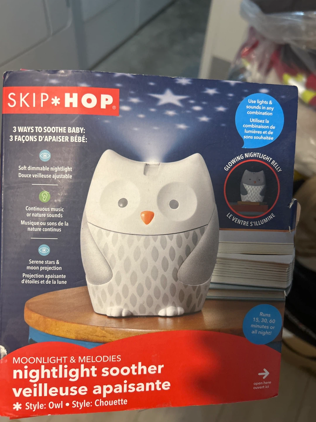 Skip Hop Moonlight & Melodies Owl Nightlight Soother