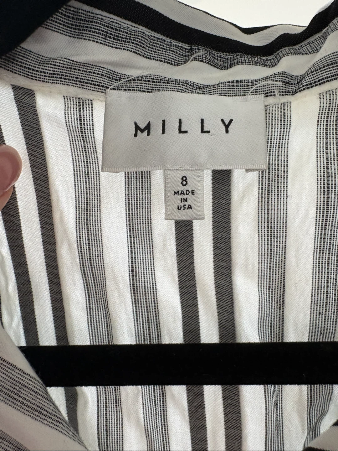 Milly Striped Sleeveless Shirtdress - photo 3