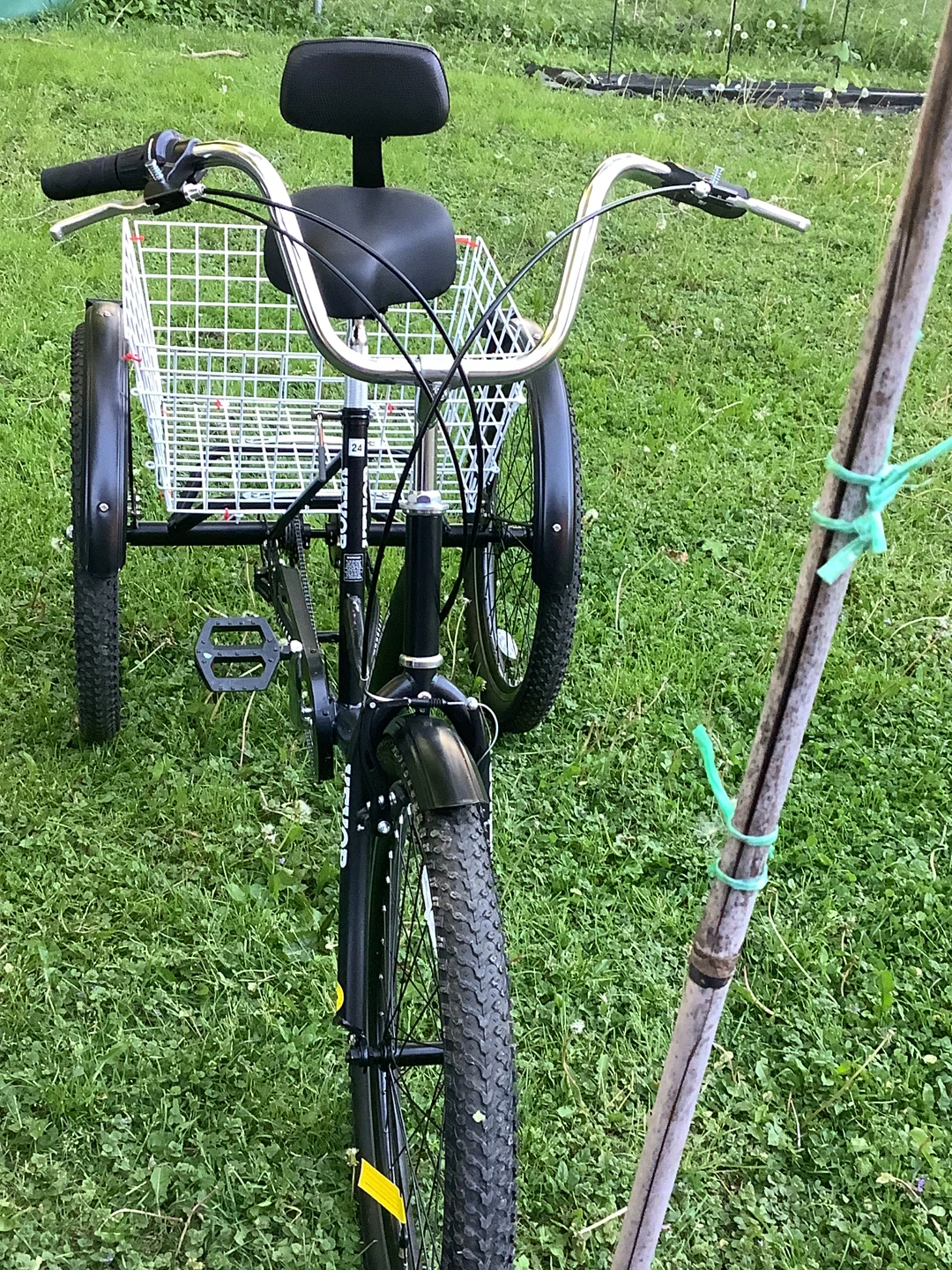 Black Tricycle with Basket - photo 2