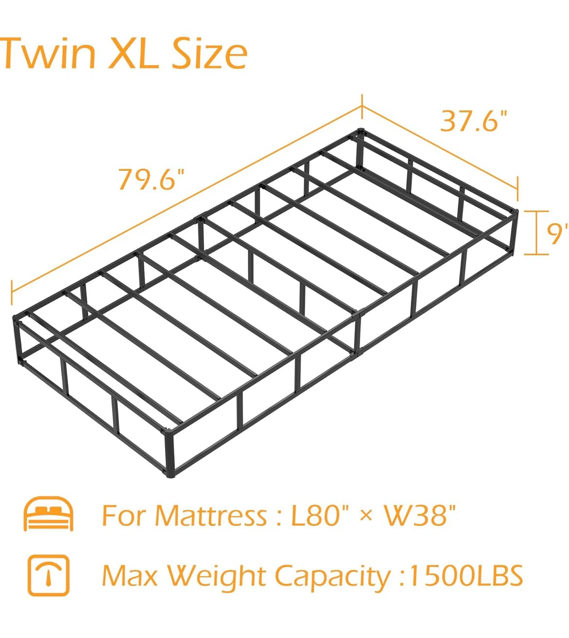 Twin XL Box Spring Frame - photo 4