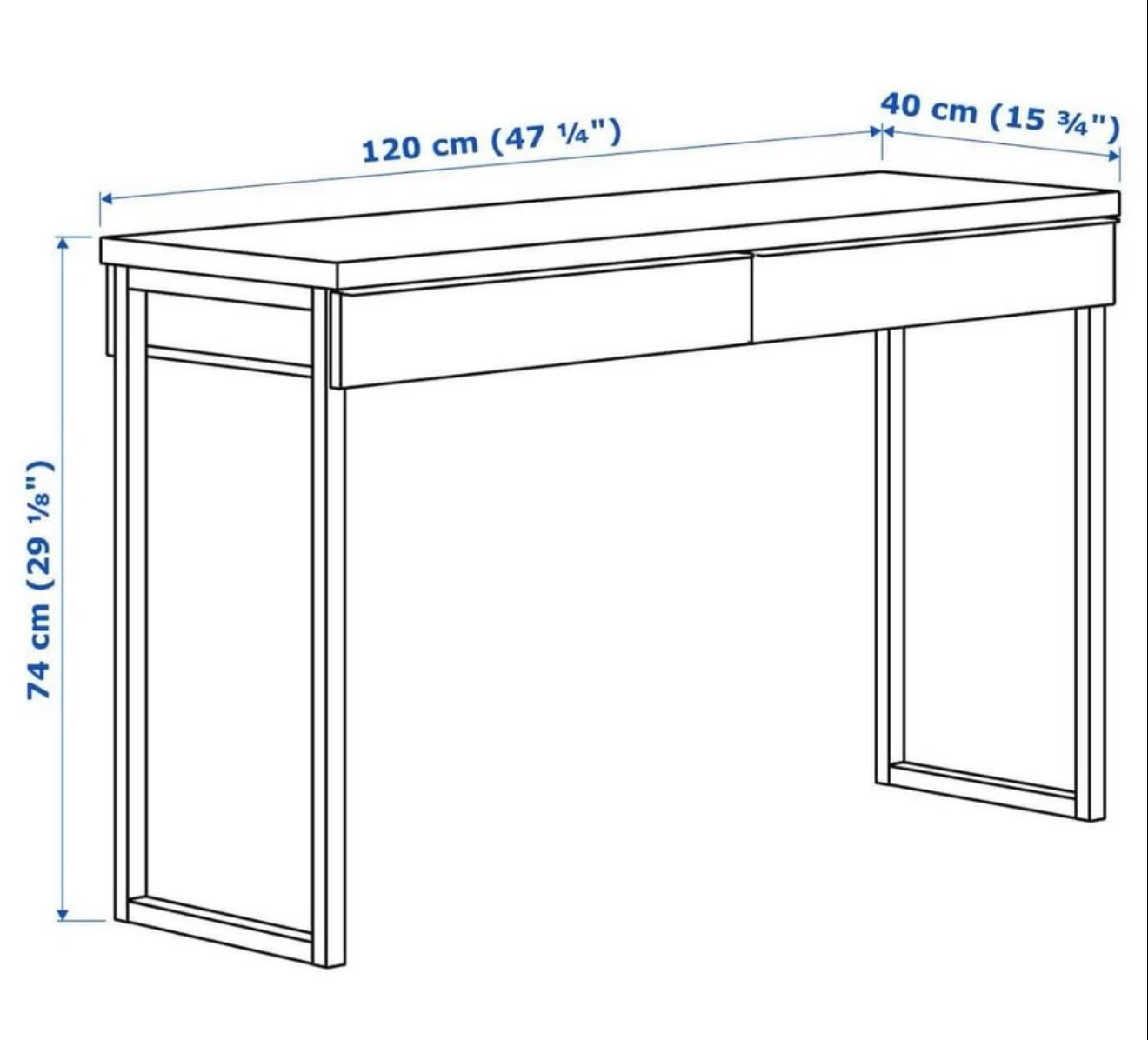 Ikea besta Desk - photo 2