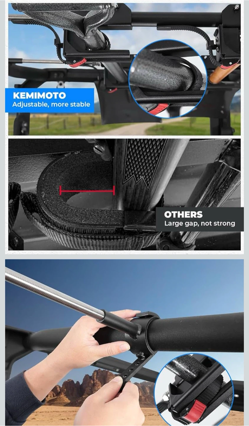 KEMIMOTO UTV Overhead Hunting Tool Holder Rack - photo 2