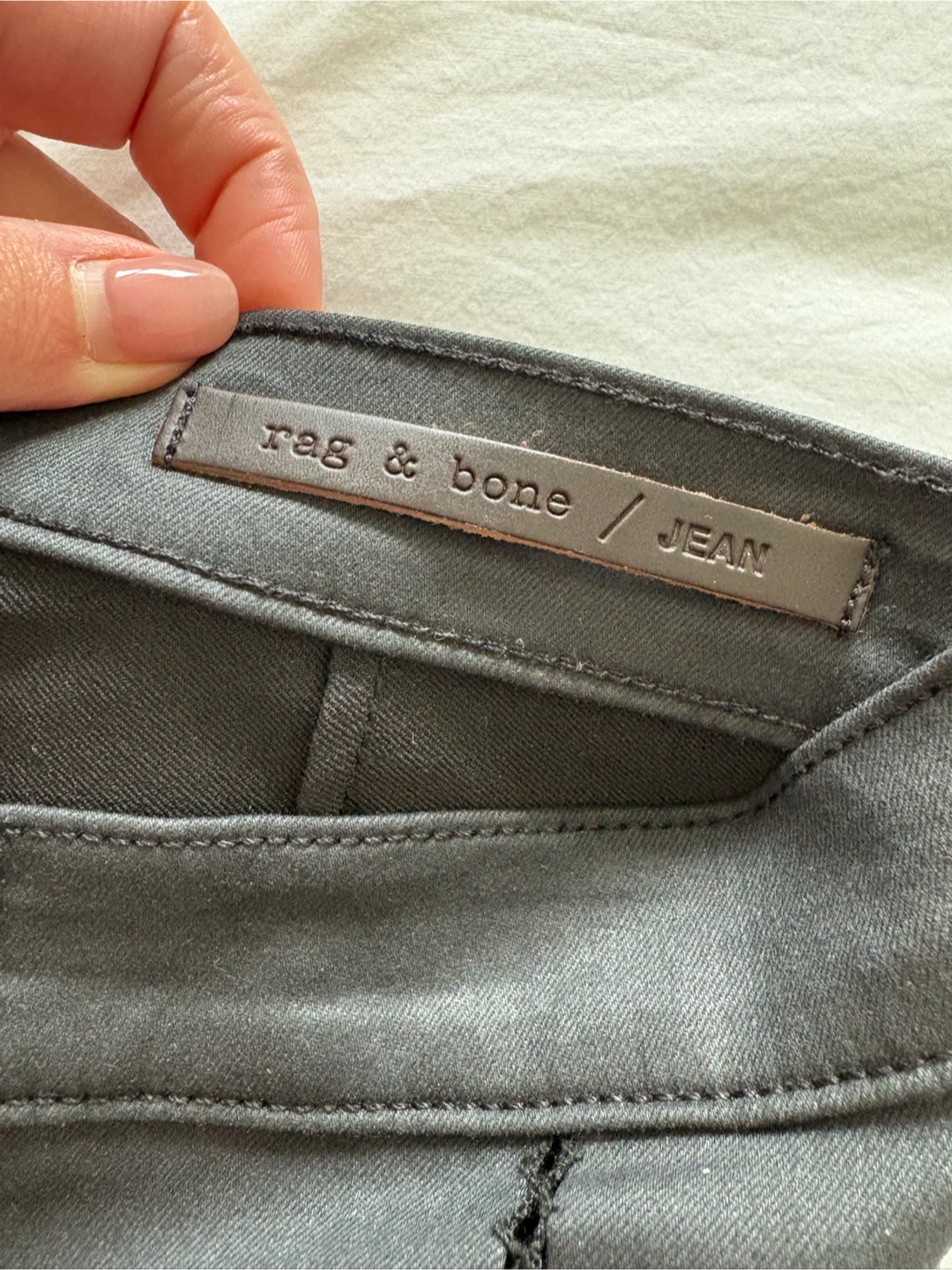 Rag & Bone Grey Skinny Jeans - photo 2