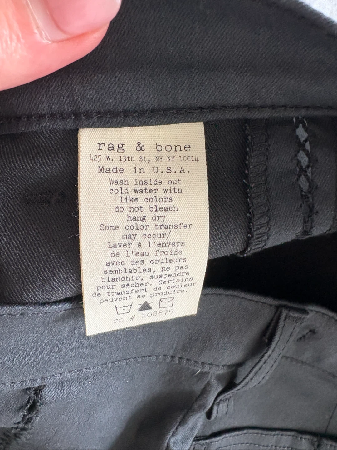 Rag & Bone Grey Skinny Jeans - photo 3