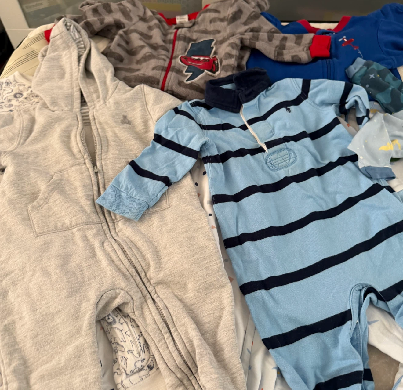 Baby Boy sleepers Bundle - photo 2