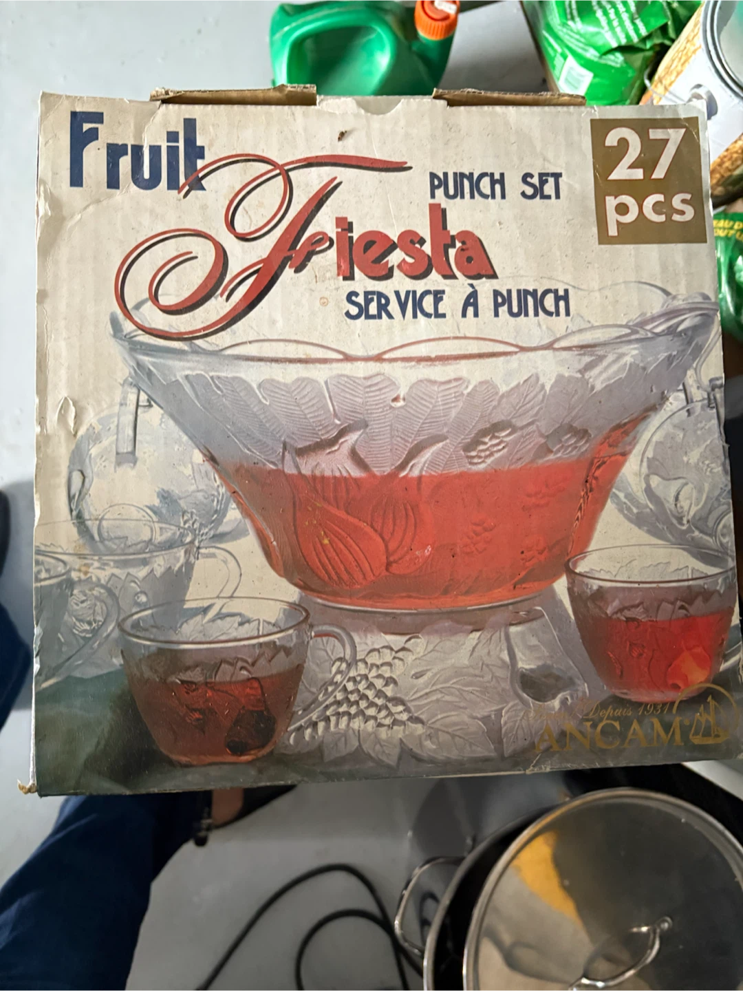Anchor Hocking Fruit Fiesta Punch Set