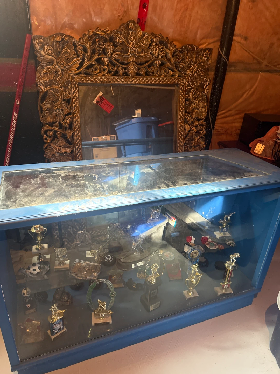 Blue Display Case Cabinet - photo 4