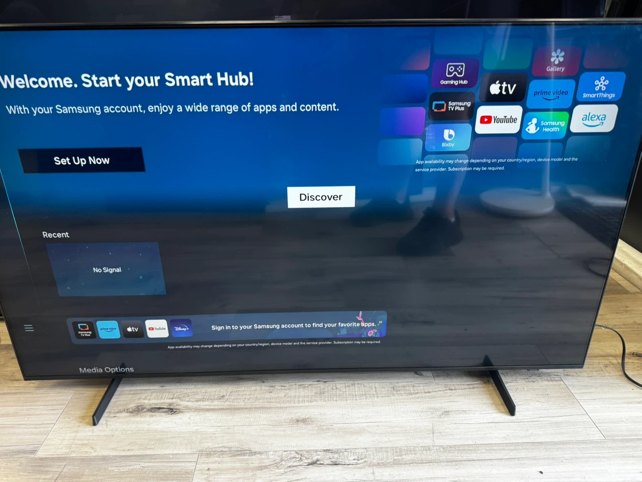 60” Samsung 4K Smart TV