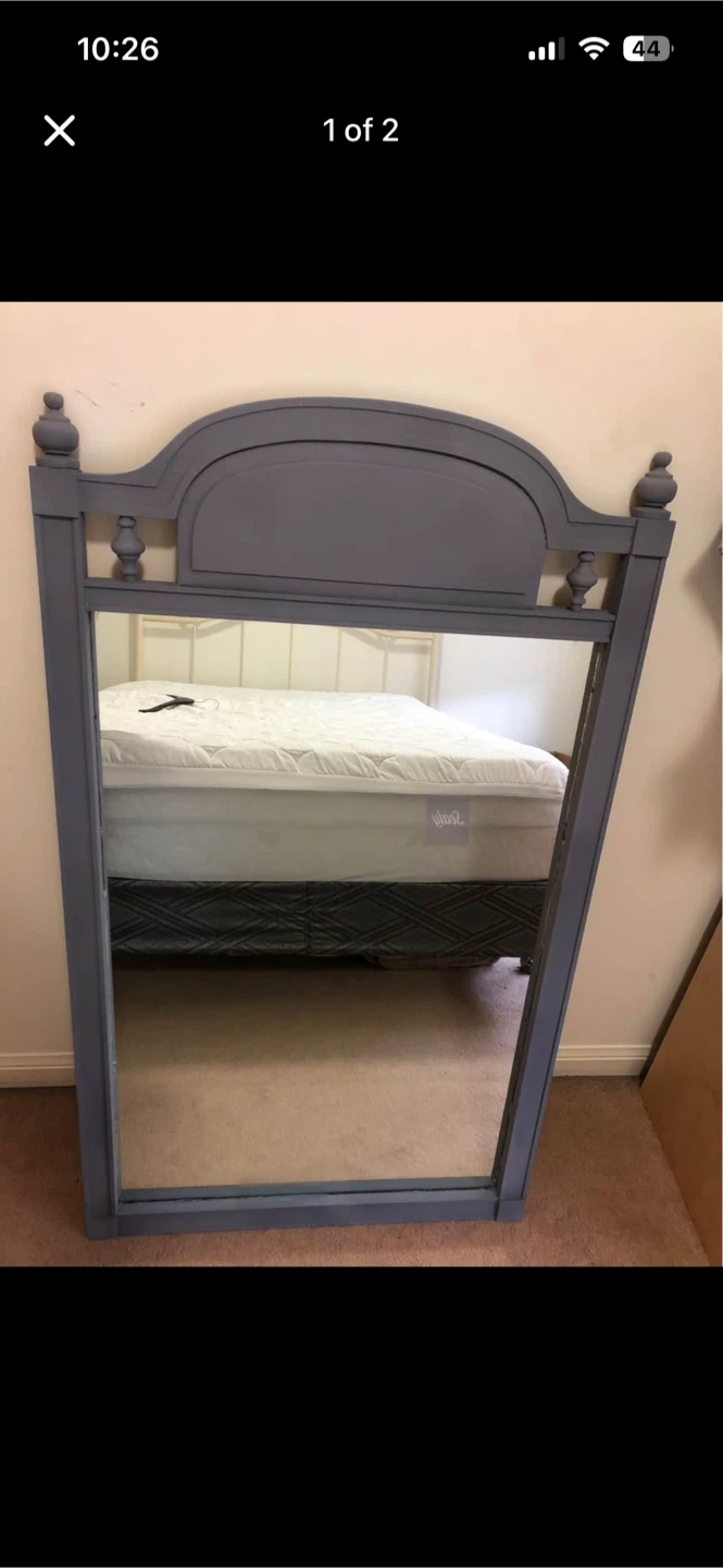 Grey Accent Mirror