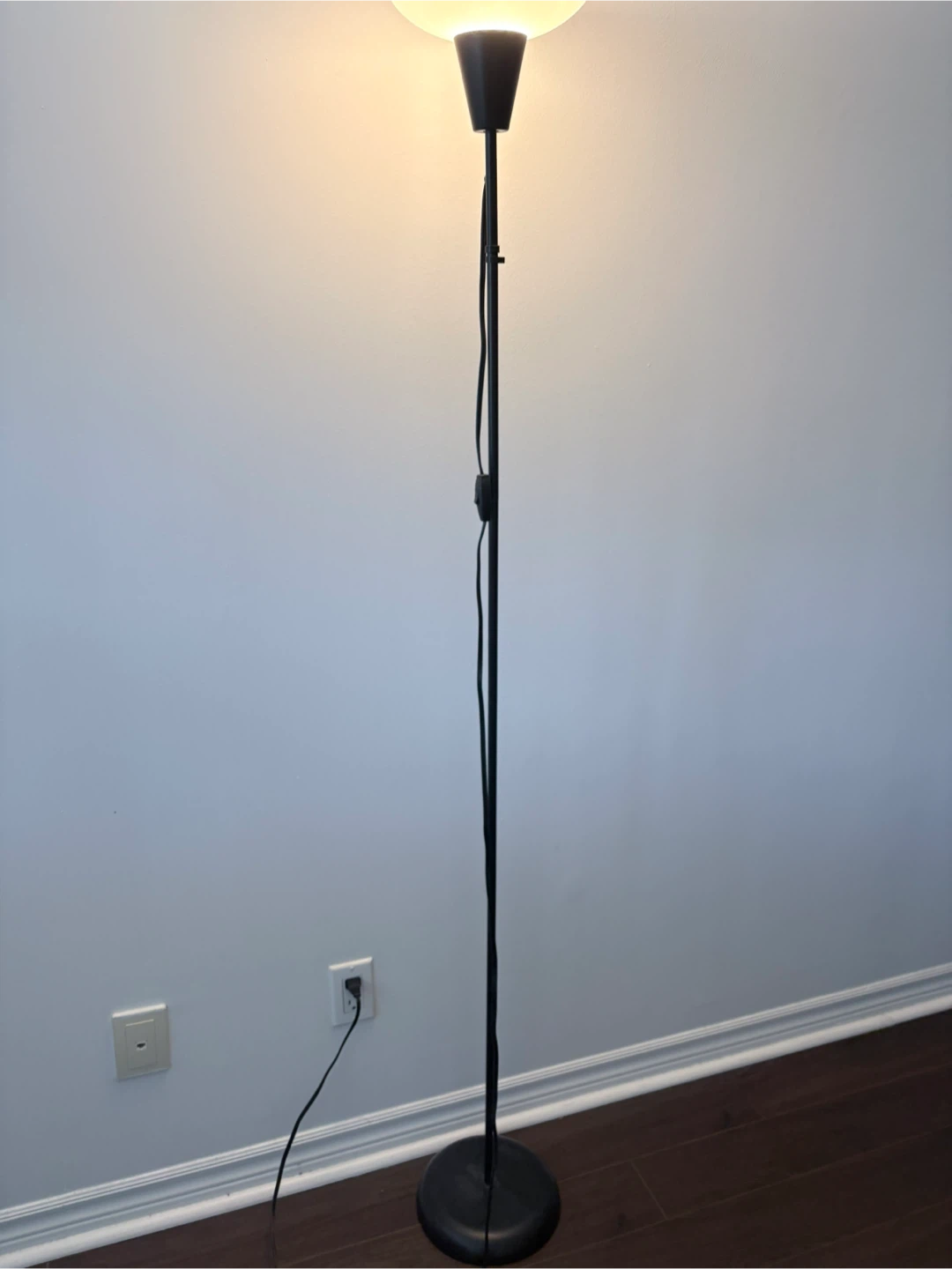 IKEA TÅGARP Floor Uplighter Lamp Black/White