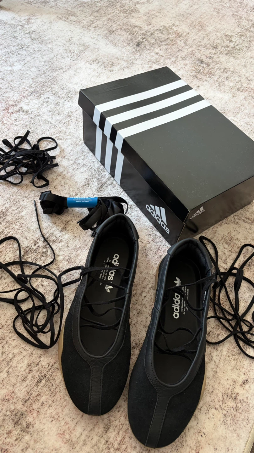 adidas Taekwondo Mei Ballet Flats – US 7.5 – Black/Gum - photo 3