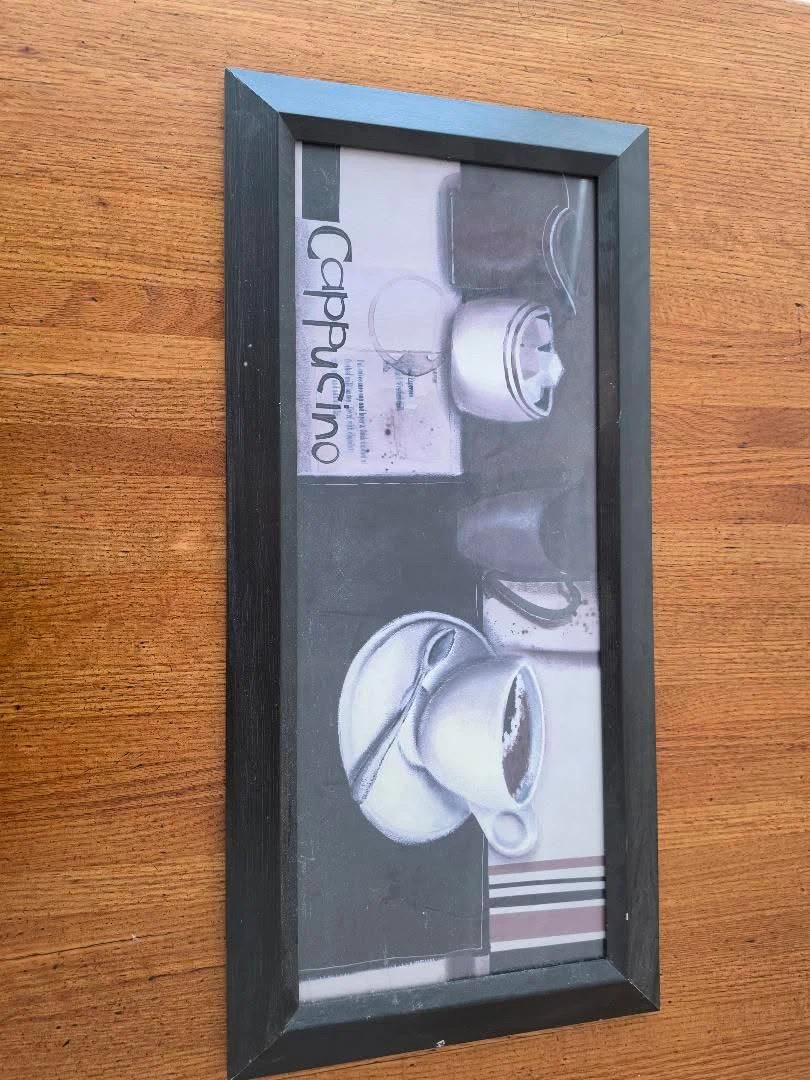 Framed Cappuccino and Flower Art Prints - photo 2