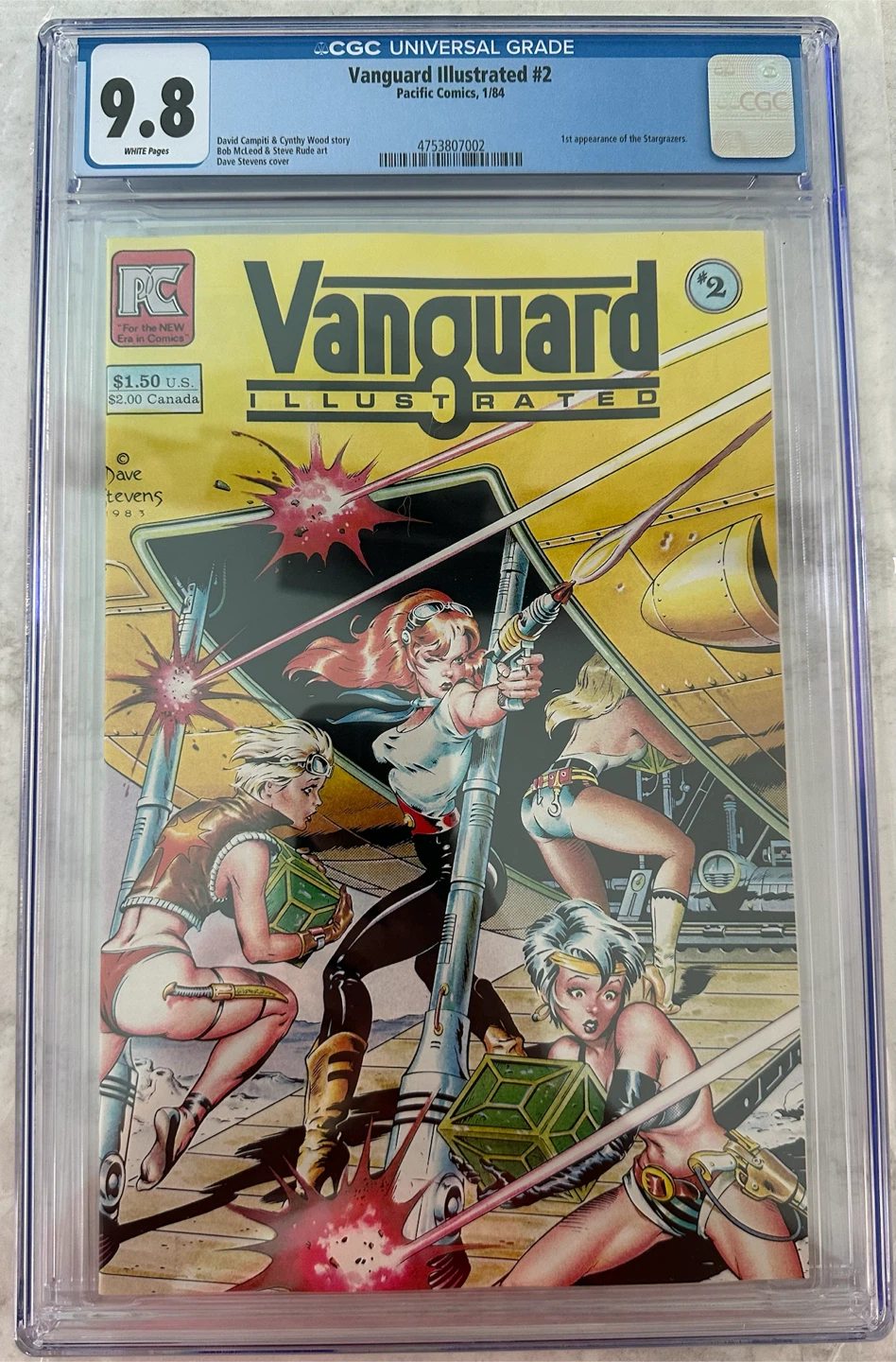 Vanguard Illustrated #2 Comic Book CGC 9.8