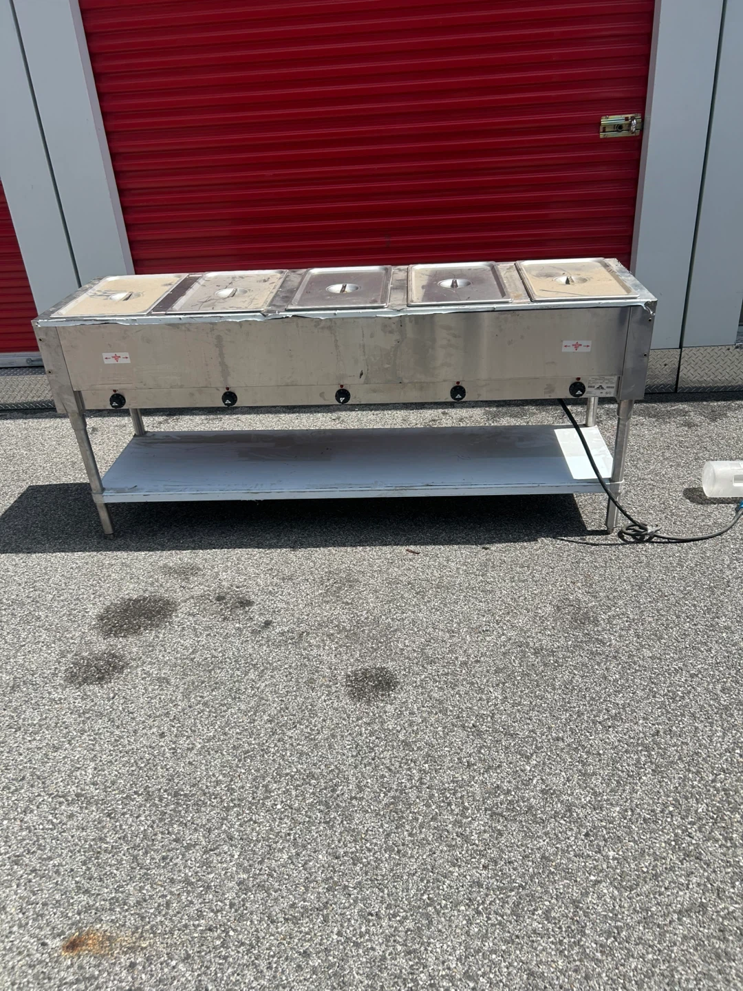 5-Section Commercial Food Warmer Steam Table - photo 3